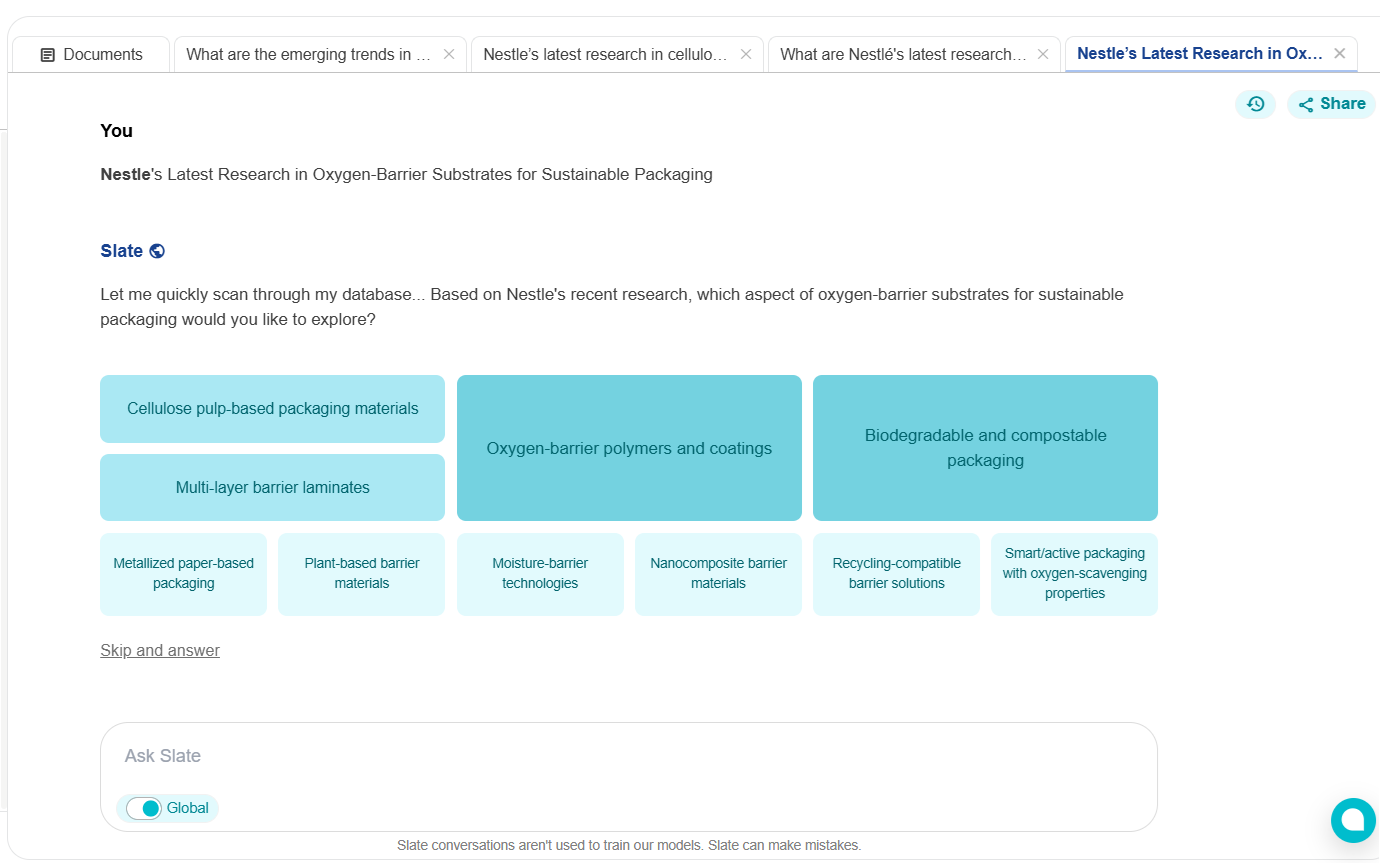 Nestle’s Strategy on Oxygen-Barrier Substrates
