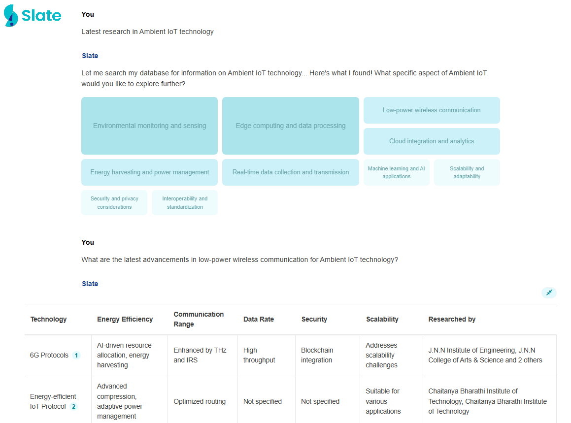 Turning broad questions into sharp research paths with Slate