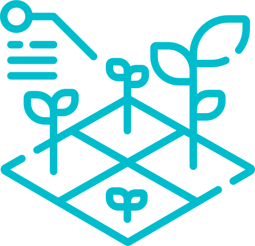 Precision agriculture icon