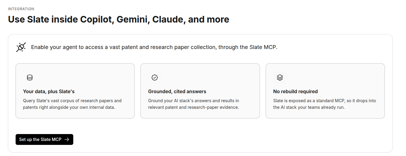 Slate MCP